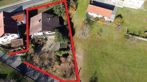 Drohnenaufnahme - 6 Zimmer Einfamilienhaus zum Kaufen in Zandt