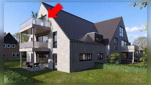 Balkon - 2 Zimmer Etagenwohnung in Borken