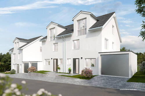 Ansicht - Doppelhaushälfte mit 152,00 m&sup2; in Herrenberg / Affstätt zum Kaufen