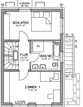 Obergeschoss Variante - 