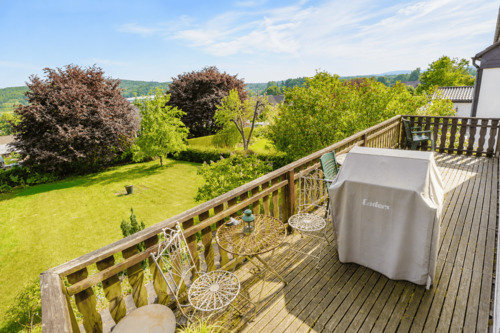 Ausblick vom Balkon - 