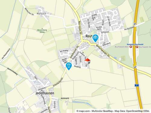 Geolyzer Kartenausschnitt - 