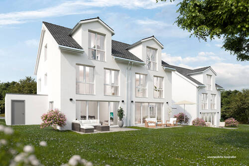 Ansicht - Ihr Familienglück in Herrenberg-Affstätt - moderne DHH mit viel Platz und Sonnengarten