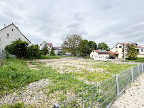 Blick auf den Bauplatz - 