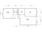 Grundriss - Etagenwohnung mit 55,00 m&sup2; in Zwickau zur Miete
