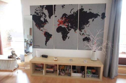 Wohn- und Schlafbereich - 1 Zimmer Etagenwohnung in Hamburg