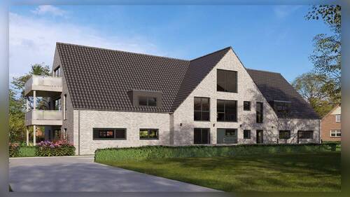 Außenansicht Mehrfamilienhaus - Großzügige Neubau-Erdgeschosswohnung mit Garten - modernes Wohnen in bester Lage von Borken