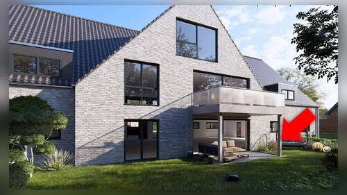 Terrasse - Garten - 3 Zimmer Etagenwohnung zum Kaufen in Borken