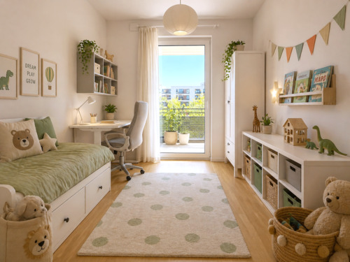 Kinderzimmer oder Homeoffice - 