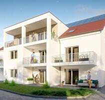 NEUBAU! 3-Zimmerwohnung mit Garage und Stellplatz im KfW40 QNG-Standard - Krumbach