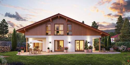 Ansicht Garten - 5 Zimmer Einfamilienhaus zum Kaufen in Biersdorf am See