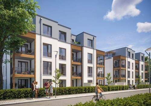 Gartenansicht - 2 Zimmer Etagenwohnung zum Kaufen in Niederdorfelden