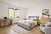 Einrichtungsbeispiel Schlafzimmer - 4 Zimmer Einfamilienhaus zum Kaufen in Nürnberg