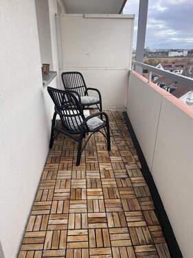 Süd-Balkon Küche/Kinderzimmer - 