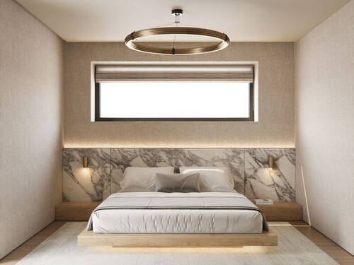 Schlafzimmer Musterwohnung - Werz Immobilien - 