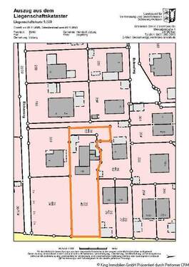 Flurkarte 500 - markiert - Hamburger Straße - 