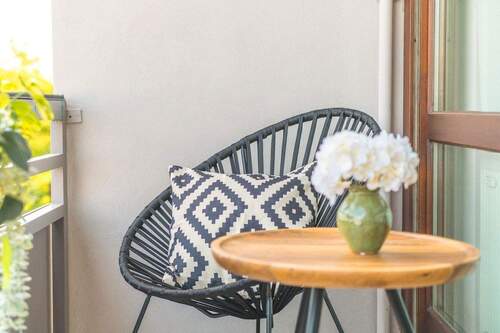 Entspannen auf dem Balkon - 