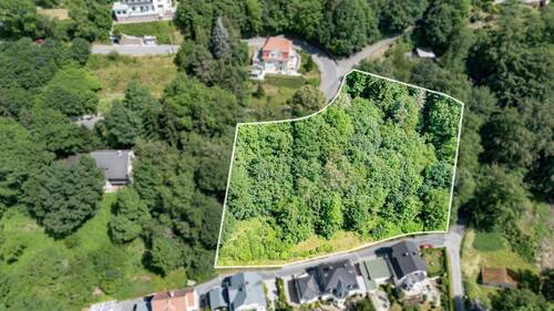 Luftaufnahme Grundstück und Umgebung - Grundstück zum Kaufen in Sonneberg