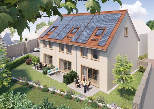 Gartenansicht - ***Häuser für jung und alt in Alzey-Heimersheim, mit Bonuspaket von 5.000.-€!!,KAUFEN statt mieten, schlüsselfertig ab 1399.-€ möglich!***