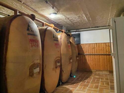 Öltank-Raum im Keller - 