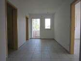 Essbereich und Balkon - 4 Zimmer Etagenwohnung in Waldkraiburg