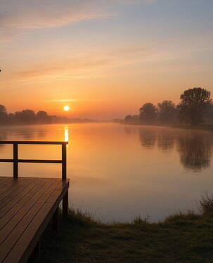 ..den Sonnenaufgang genießen.. - Verkauf eines Grundstückes an der Elbe in Storkau bei Tangermünde