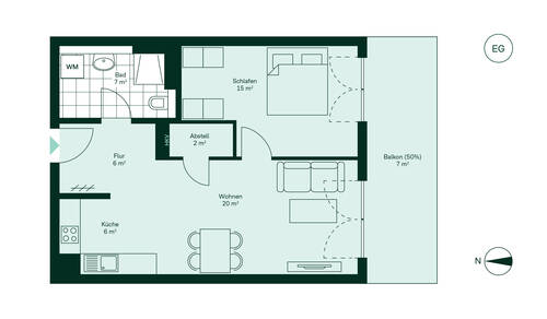 Komfortable Eigentumswohnung - 