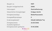 Energieausweisdaten - 