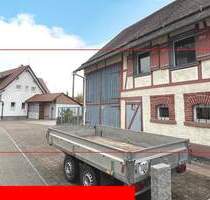 WerkstattLager mit DG-Wohnung + GrundstückBauplatz mit Lager in Tuningen