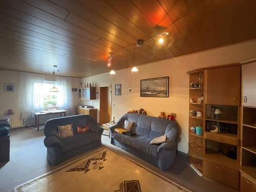 Wohnzimmer - Doppelhaushälfte mit 160,30 m&sup2; in Lengerich zum Kaufen