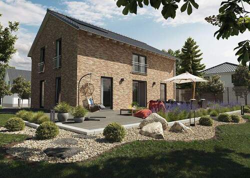 Landhaus-142-modern-Garten-Klinker-Aurora.jpg - 5 Zimmer Mehrfamilienhaus, Wohnhaus zum Kaufen in Kamen