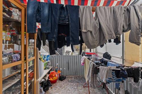 Balkon im Obergeschoss 7.18m² - 
