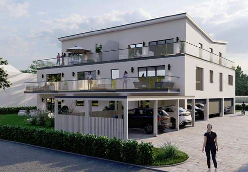 F.M. Wohnanlage im Erstbezug - W4 - 110 m² - OG-Wohnung im Erstbezug am Bürgerpark Dützen