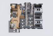 Grundriss Erdgeschoss - Etagenwohnung mit 110,50 m² in Minden zur Miete