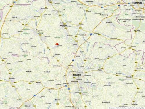 Geolyzer Kartenausschnitt - 