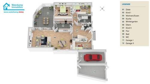 Erdgeschoss (EG, 3-D) - 