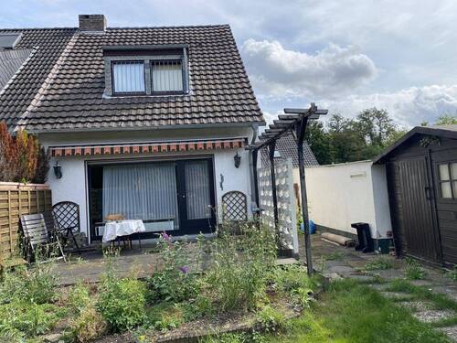 Rückansicht des Hauses - Doppelhaushälfte mit 90,00 m² in Krefeld zum Kaufen