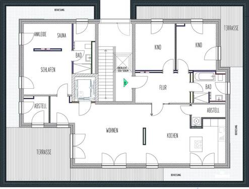 Haus 1 WE10.jpg - 4 Zimmer Etagenwohnung in Greifswald