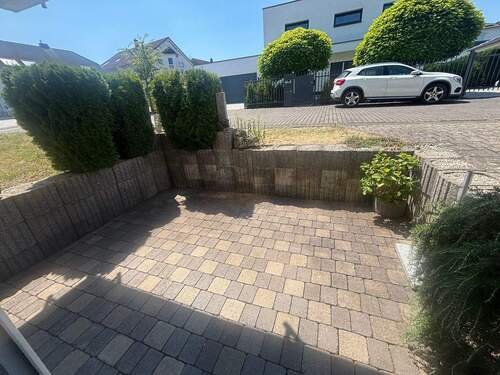 Terrasse - Etagenwohnung mit 82,00 m&sup2; in Riegelsberg zur Miete