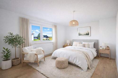 Beispielausstattung_Schlafzimmer - 4 Zimmer Reihenendhaus zum Kaufen in Frechen