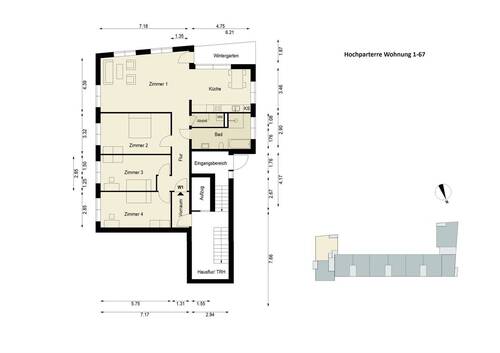 01_1-67 - 4 Zimmer Etagenwohnung in Berlin