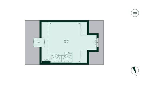 Im ausgebautem Dachgeschoss finden Sie Platz, um s - 