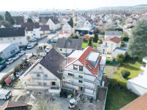 Drohnenaufnahmen - Etagenwohnung mit 69,50 m&sup2; in Neu-Ulm zum Kaufen