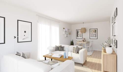 Der großzügige Wohnraum bietet viel Platz zur Entfaltung - 