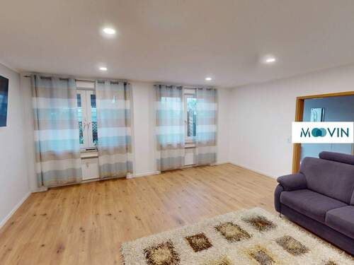 Ansicht I: Wohn- und Esszimmer - 3 Zimmer Etagenwohnung zur Miete in Kemmenau