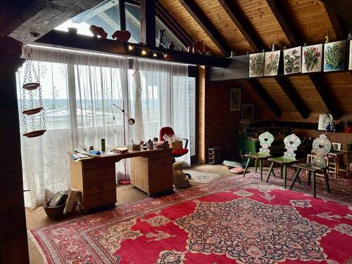 Dachstudio mit Loggia und Duschbad - 