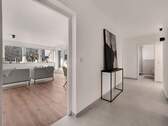 Flur mit Blick ins Wohnzimmer - 