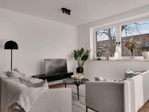 Wohnzimmer - Etagenwohnung mit 81,00 m&sup2; in Hannover zum Kaufen