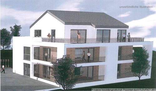 West- und Südansicht - 3 Zimmer Etagenwohnung in Aalen