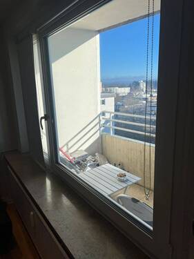 Blick auf den Balkon - 